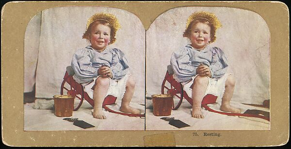 [Group of 28 Stereograph Views of Children], Keystone View Company, Albumen silver prints