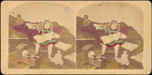 [Group of 28 Stereograph Views of Children], Keystone View Company, Albumen silver prints