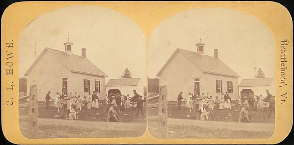 [Group of 13 Stereograph Views of Families and Children], Keystone View Company, Albumen silver prints