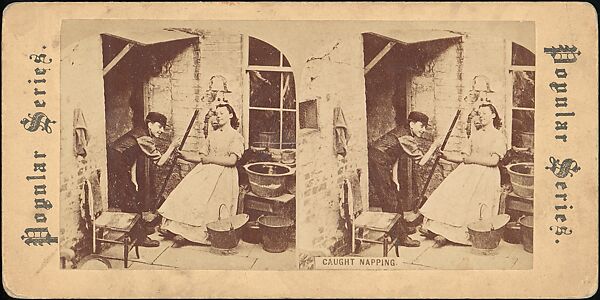 [Group of 55 Stereograph Views of Groups of Children], Comic Series, Albumen silver prints