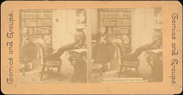 [Group of 55 Stereograph Views of Groups of Children], Comic Series, Albumen silver prints
