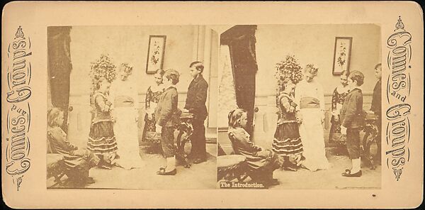 [Group of 55 Stereograph Views of Groups of Children], Comic Series, Albumen silver prints