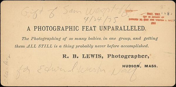 [Group of 55 Stereograph Views of Groups of Children], Comic Series, Albumen silver prints