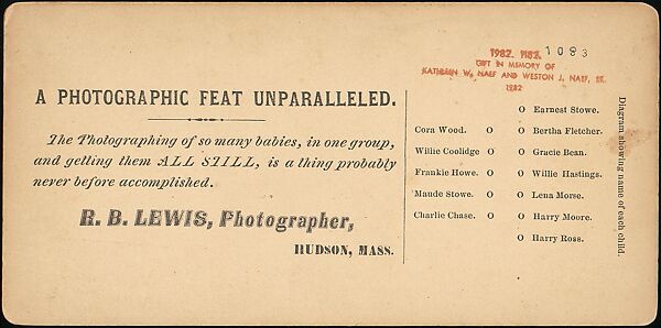 [Group of 55 Stereograph Views of Groups of Children], Comic Series, Albumen silver prints