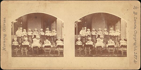 [Group of 55 Stereograph Views of Groups of Children], Comic Series, Albumen silver prints