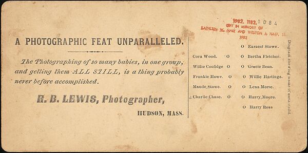 [Group of 55 Stereograph Views of Groups of Children], Comic Series, Albumen silver prints