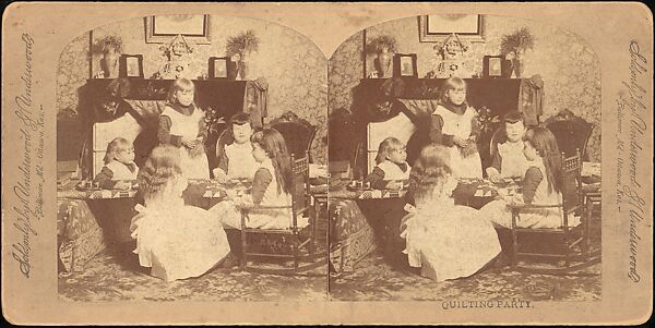 [Group of 55 Stereograph Views of Groups of Children], Comic Series, Albumen silver prints