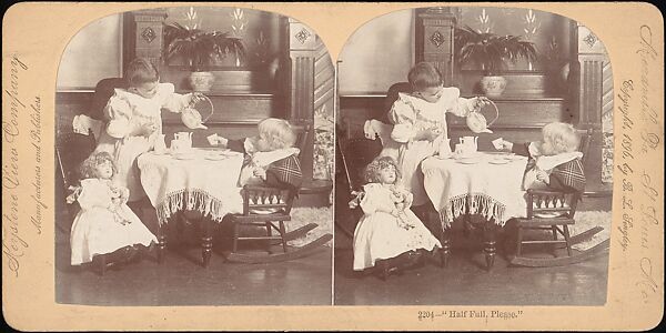[Group of 55 Stereograph Views of Groups of Children], Comic Series, Albumen silver prints