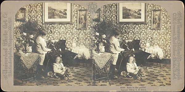 [Group of 55 Stereograph Views of Groups of Children], Comic Series, Albumen silver prints