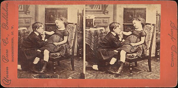 [Group of 55 Stereograph Views of Groups of Children], Comic Series, Albumen silver prints