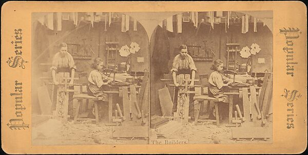 [Group of 55 Stereograph Views of Groups of Children], Comic Series, Albumen silver prints