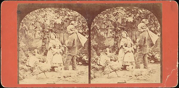 [Group of 55 Stereograph Views of Groups of Children], Comic Series, Albumen silver prints