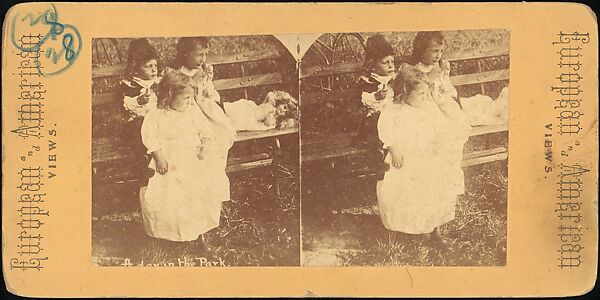 [Group of 55 Stereograph Views of Groups of Children], Comic Series, Albumen silver prints