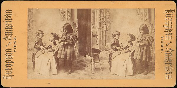 [Group of 55 Stereograph Views of Groups of Children], Comic Series, Albumen silver prints