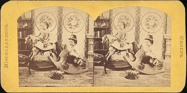 [Group of 55 Stereograph Views of Groups of Children], Comic Series, Albumen silver prints