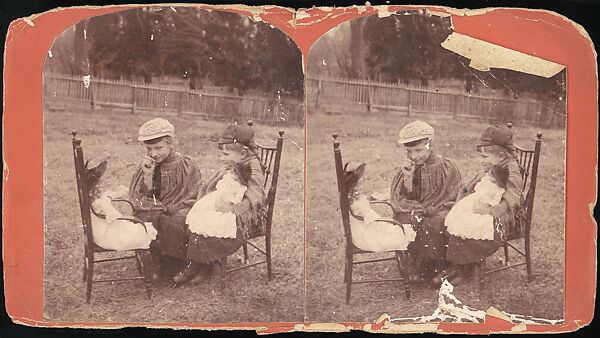 [Group of 55 Stereograph Views of Groups of Children], Comic Series, Albumen silver prints