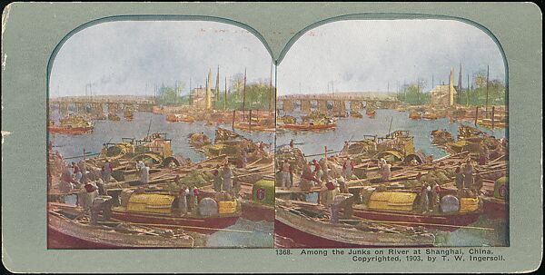 [Group of 21 Stereograph Views of China], Kilburn Brothers (American, active ca. 1865–1890), Albumen silver prints