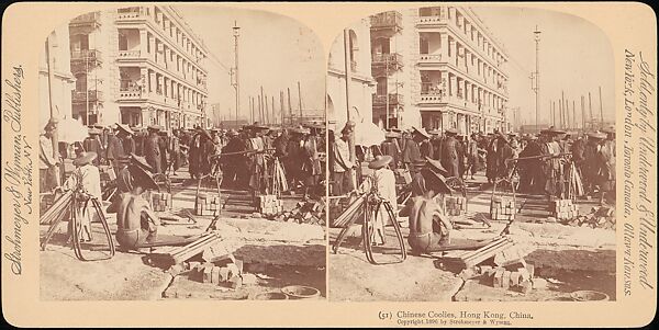[Group of 21 Stereograph Views of China], Kilburn Brothers (American, active ca. 1865–1890), Albumen silver prints