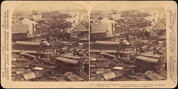 [Group of 21 Stereograph Views of China], Kilburn Brothers (American, active ca. 1865–1890), Albumen silver prints
