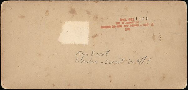 [Group of 21 Stereograph Views of China], Kilburn Brothers (American, active ca. 1865–1890), Albumen silver prints