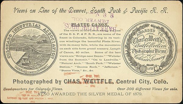 [Group of 30 Stereograph Views of Colorado and Arizona, United States of America], Keystone View Company, Albumen silver prints