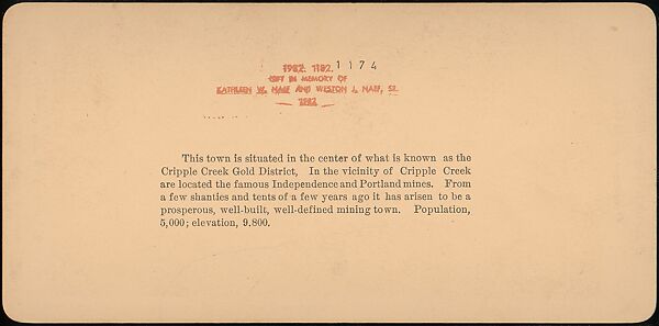 [Group of 30 Stereograph Views of Colorado and Arizona, United States of America], Keystone View Company, Albumen silver prints