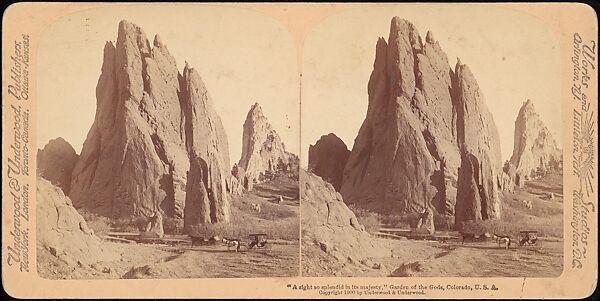 [Group of 37 Stereograph Views of the Garden of the Gods and Other Colorado Scenery, United States of America], H. C. White Company (American), Albumen silver prints