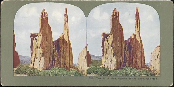 [Group of 37 Stereograph Views of the Garden of the Gods and Other Colorado Scenery, United States of America], H. C. White Company (American), Albumen silver prints