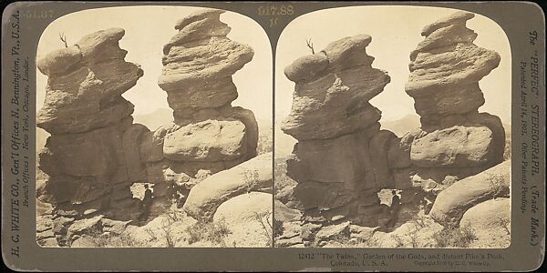[Group of 37 Stereograph Views of the Garden of the Gods and Other Colorado Scenery, United States of America], H. C. White Company (American), Albumen silver prints