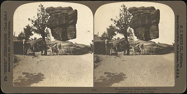 [Group of 37 Stereograph Views of the Garden of the Gods and Other Colorado Scenery, United States of America], H. C. White Company (American), Albumen silver prints
