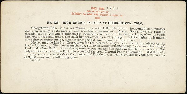 [Group of 37 Stereograph Views of the Garden of the Gods and Other Colorado Scenery, United States of America], H. C. White Company (American), Albumen silver prints