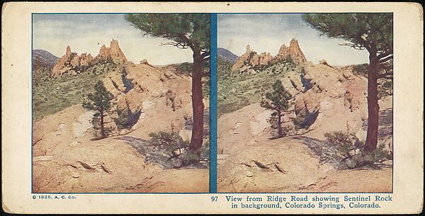 [Group of 37 Stereograph Views of the Garden of the Gods and Other Colorado Scenery, United States of America], H. C. White Company (American), Albumen silver prints