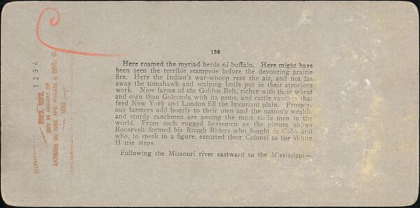 [Group of 11 Stereograph Views of Cowboys], European and American Views, Albumen silver prints