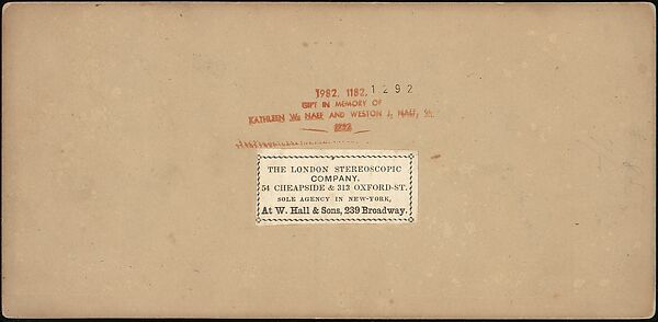 [Group of 42 Stereograph Views From the London Stereoscopic Company, 1860-1870, Many Hand-Colored to Illustrate Books], London Stereoscopic Company (British), Albumen silver prints