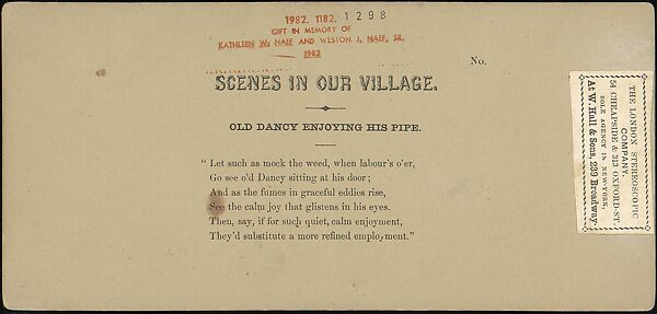 [Group of 42 Stereograph Views From the London Stereoscopic Company, 1860-1870, Many Hand-Colored to Illustrate Books], London Stereoscopic Company (British), Albumen silver prints