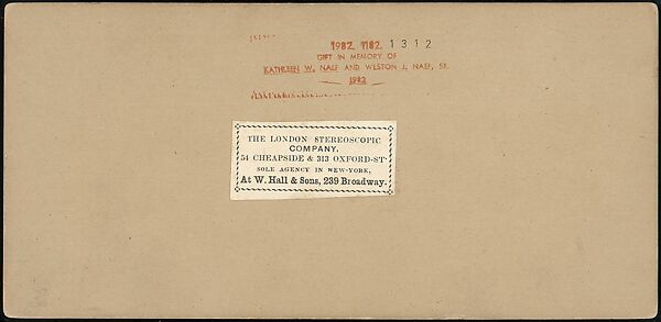 [Group of 42 Stereograph Views From the London Stereoscopic Company, 1860-1870, Many Hand-Colored to Illustrate Books], London Stereoscopic Company (British), Albumen silver prints