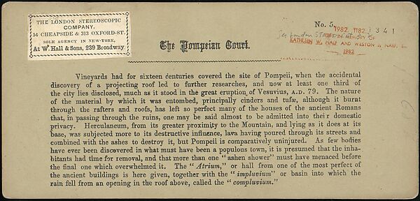 [Group of 42 Stereograph Views From the London Stereoscopic Company, 1860-1870, Many Hand-Colored to Illustrate Books], London Stereoscopic Company (British), Albumen silver prints