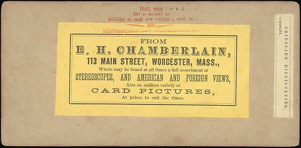 [Group of 42 Stereograph Views From the London Stereoscopic Company, 1860-1870, Many Hand-Colored to Illustrate Books], London Stereoscopic Company (British), Albumen silver prints