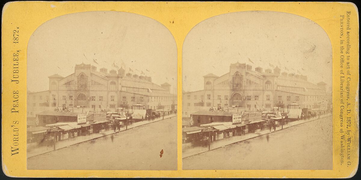 [Group of 11 Stereograph Views of the 1869 and 1872 World Peace Jubilees, Boston, Massachusetts, United States of America], Charles Pollock (American), Albumen silver prints