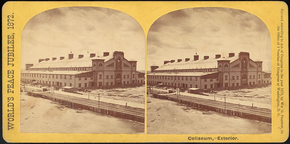 [Group of 11 Stereograph Views of the 1869 and 1872 World Peace Jubilees, Boston, Massachusetts, United States of America]