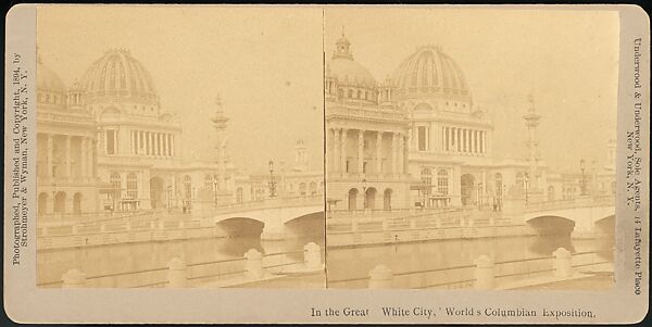 [Group of 66 Stereograph Views of the 1893 Chicago World's Fair and Columbian Exposition], Strohmeyer &amp; Wyman (American), Albumen silver prints 