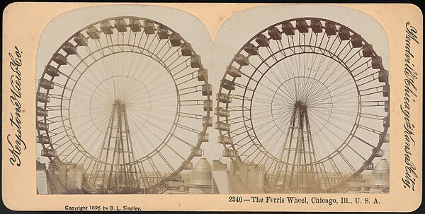 [Group of 66 Stereograph Views of the 1893 Chicago World's Fair and Columbian Exposition], Strohmeyer &amp; Wyman (American), Albumen silver prints