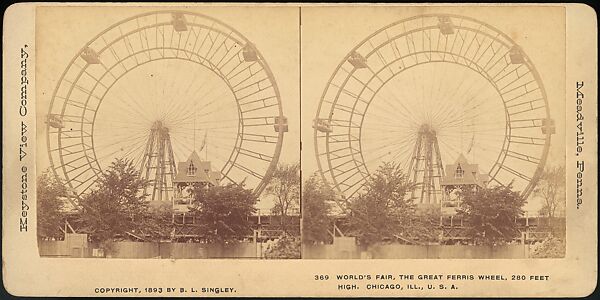 [Group of 66 Stereograph Views of the 1893 Chicago World's Fair and Columbian Exposition], Strohmeyer &amp; Wyman (American), Albumen silver prints