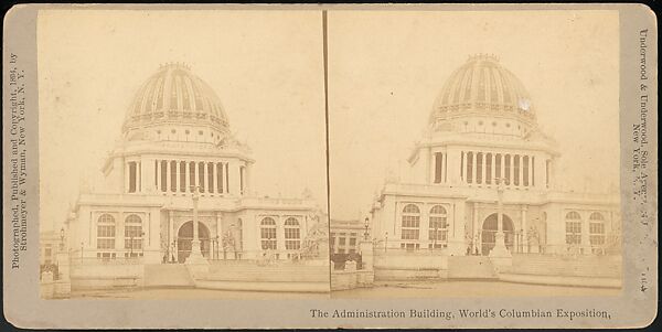 [Group of 66 Stereograph Views of the 1893 Chicago World's Fair and Columbian Exposition], Strohmeyer &amp; Wyman (American), Albumen silver prints