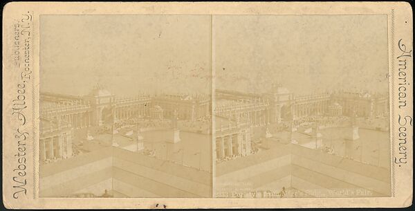 [Group of 66 Stereograph Views of the 1893 Chicago World's Fair and Columbian Exposition], Strohmeyer &amp; Wyman (American), Albumen silver prints
