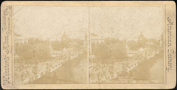 [Group of 66 Stereograph Views of the 1893 Chicago World's Fair and Columbian Exposition], Strohmeyer &amp; Wyman (American), Albumen silver prints