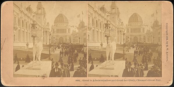 [Group of 66 Stereograph Views of the 1893 Chicago World's Fair and Columbian Exposition], Strohmeyer &amp; Wyman (American), Albumen silver prints