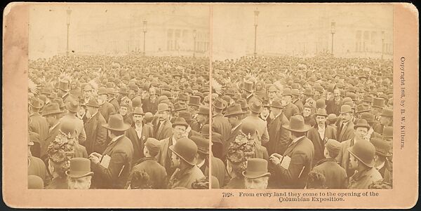 [Group of 66 Stereograph Views of the 1893 Chicago World's Fair and Columbian Exposition], Strohmeyer &amp; Wyman (American), Albumen silver prints