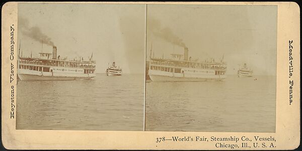 [Group of 66 Stereograph Views of the 1893 Chicago World's Fair and Columbian Exposition], Strohmeyer &amp; Wyman (American), Albumen silver prints