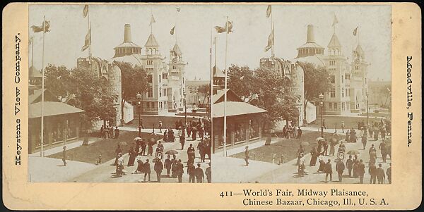 [Group of 66 Stereograph Views of the 1893 Chicago World's Fair and Columbian Exposition], Strohmeyer &amp; Wyman (American), Albumen silver prints